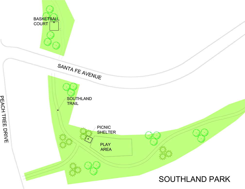 Southland Park - map 2016