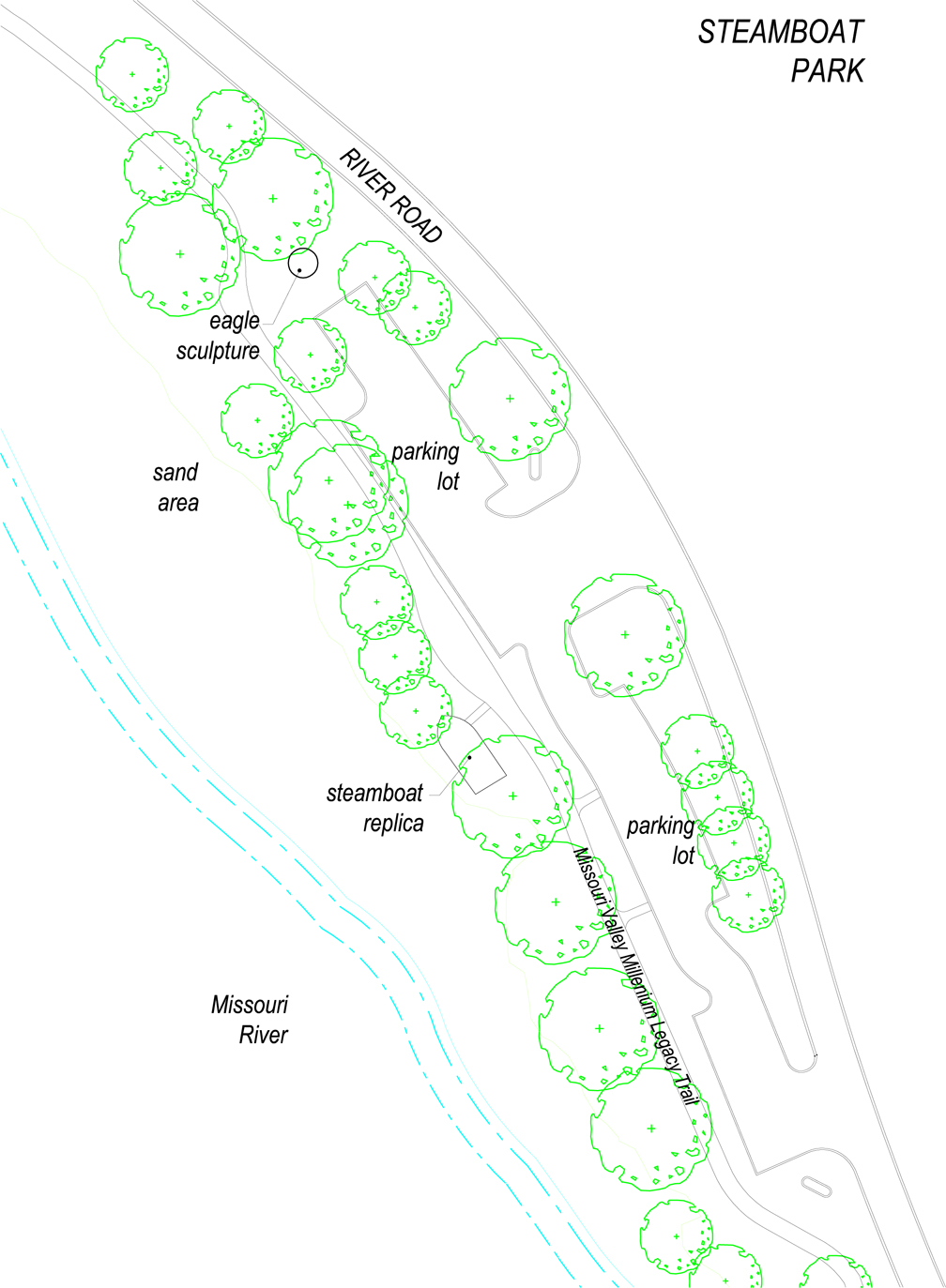 Steamboat Park - map 2016