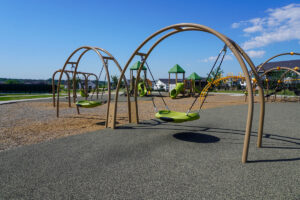 swing set at Elk Ridge Park