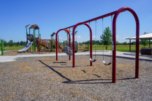 swing set at Hidden Star Park