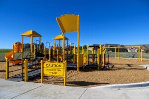 yellow playground at Normandy Park