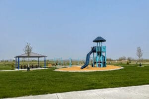 wide angle view of Promontory Point Park