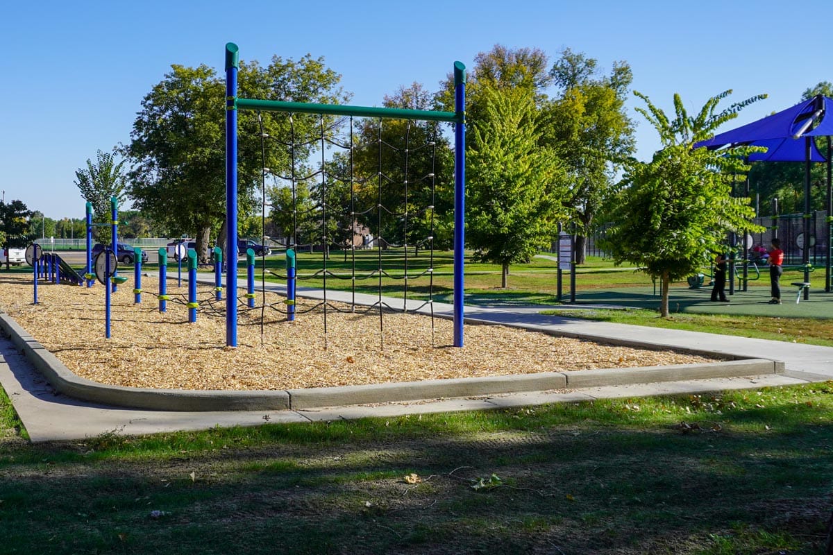 obstacle course at Sertoma Park