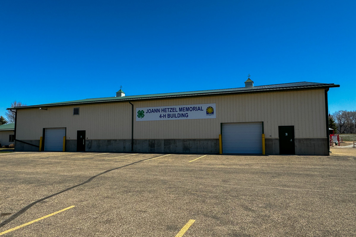 exterior of Joan Hetzel Memorial 4-H Building