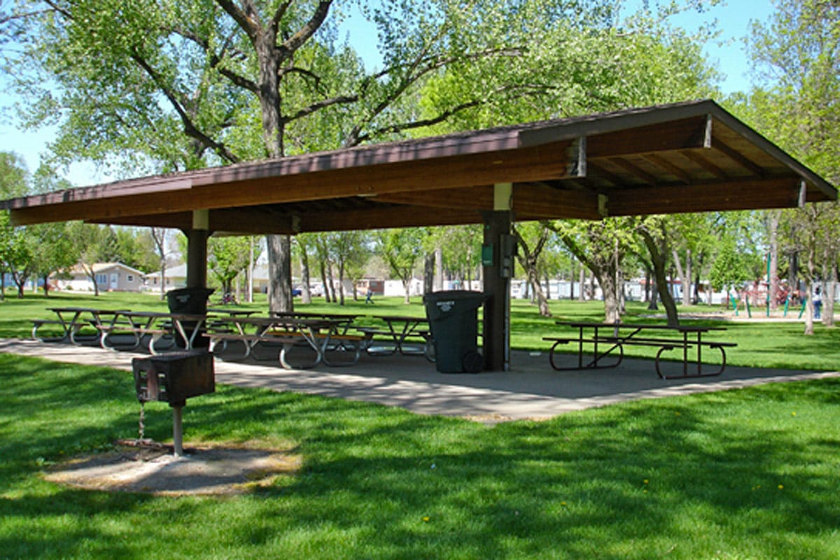 outdoor picnic shelter #2 at a park