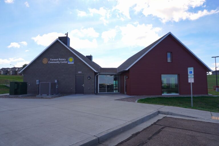 front side of the exterior of the Farwest Rotary Community Center
