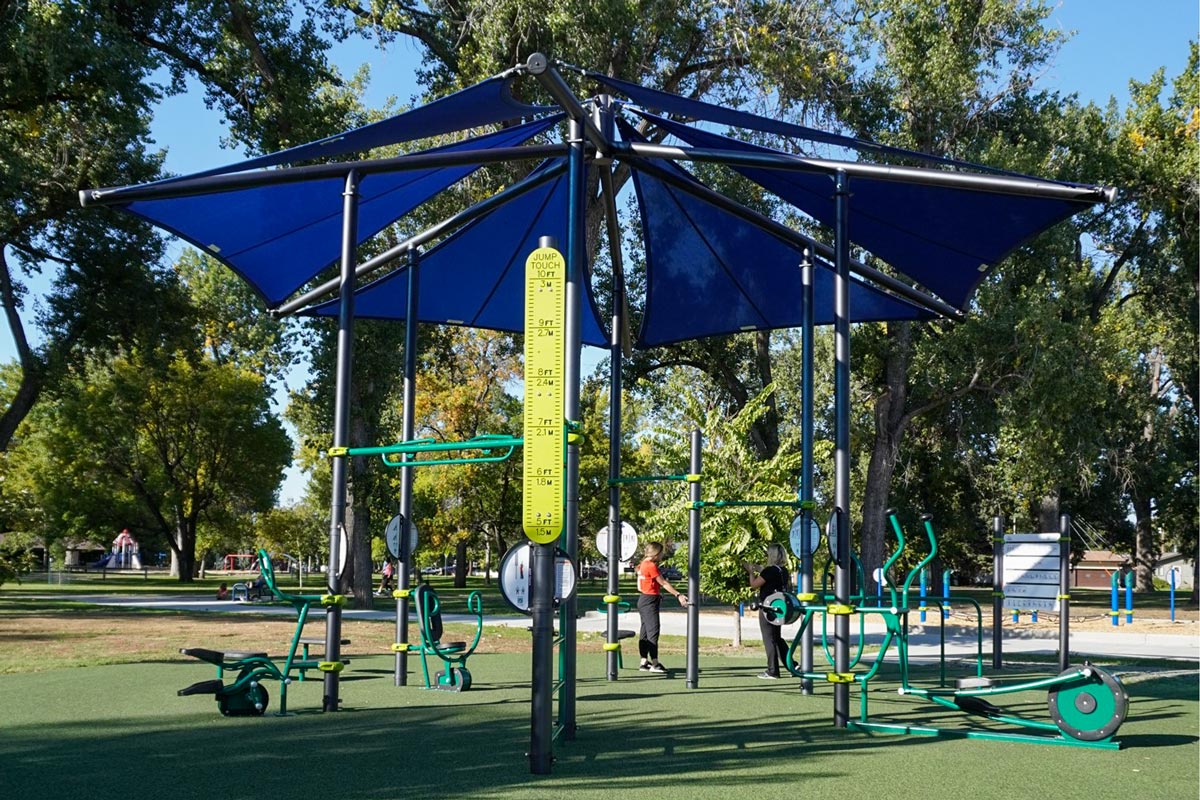 Sertoma Park FitLot wide angle view