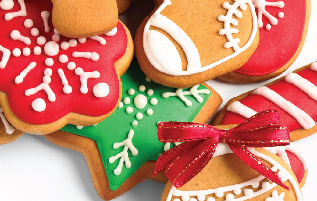 Cookies and Crafts 2025 frosted Christmas cookies