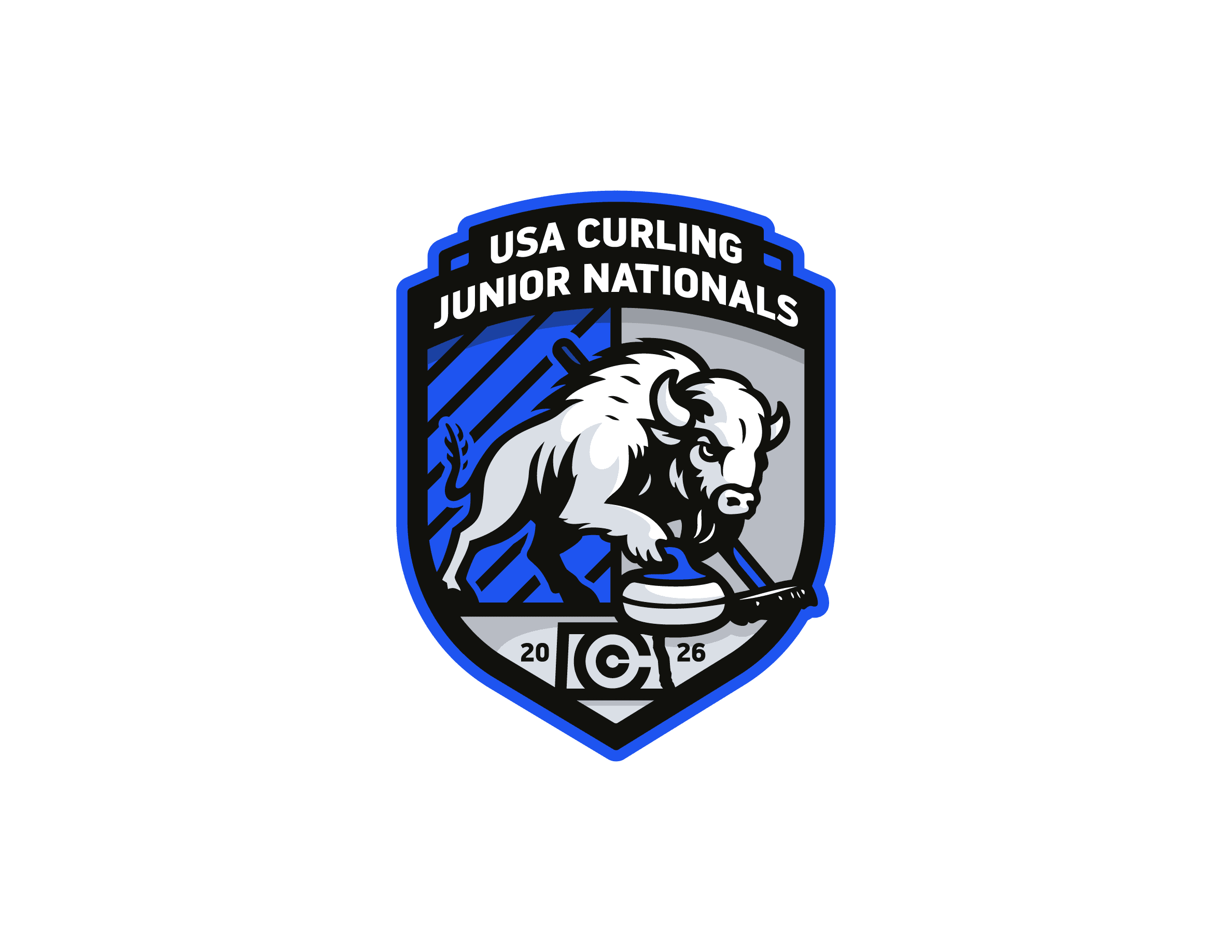 USA Curling Junior Nationals 2026 logo.