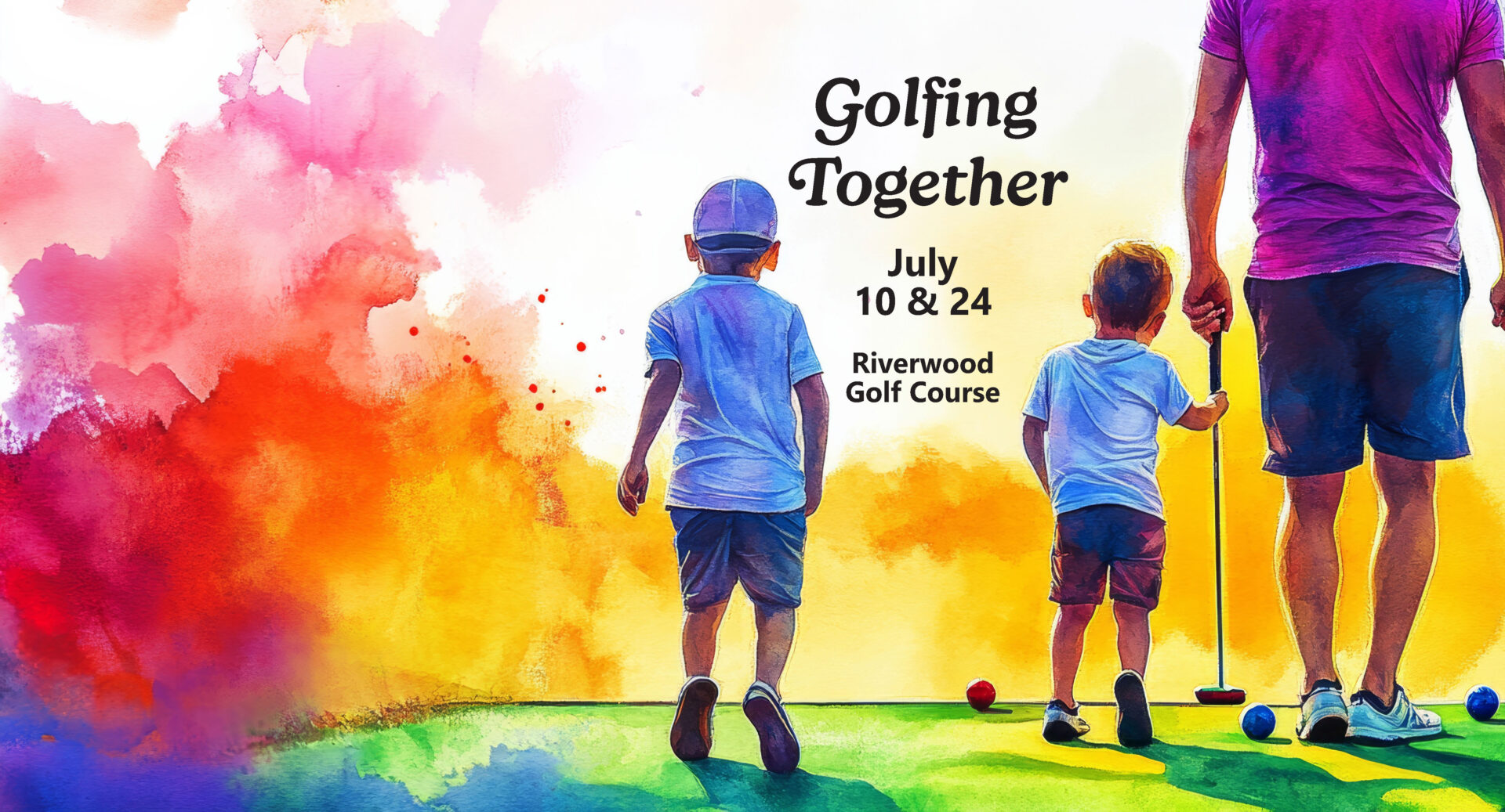 Golfing Together July 10 & 24 at Riverwood Golf Course