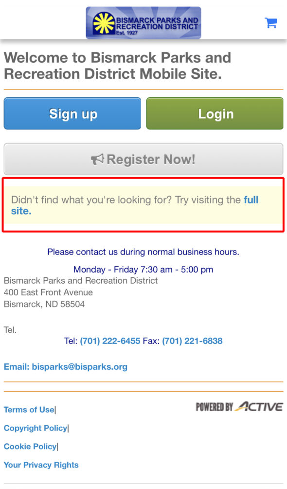 Activity Centers Bismarck Parks & Recreation