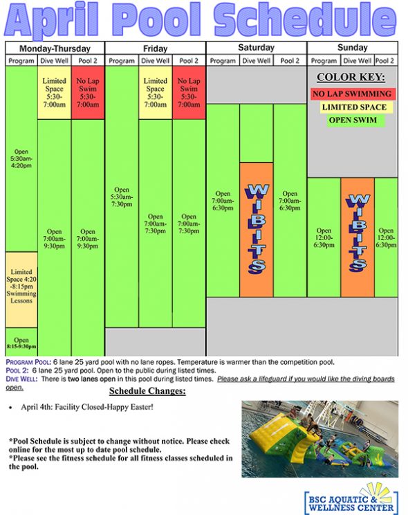 Pool Schedule Bismarck Parks & Recreation