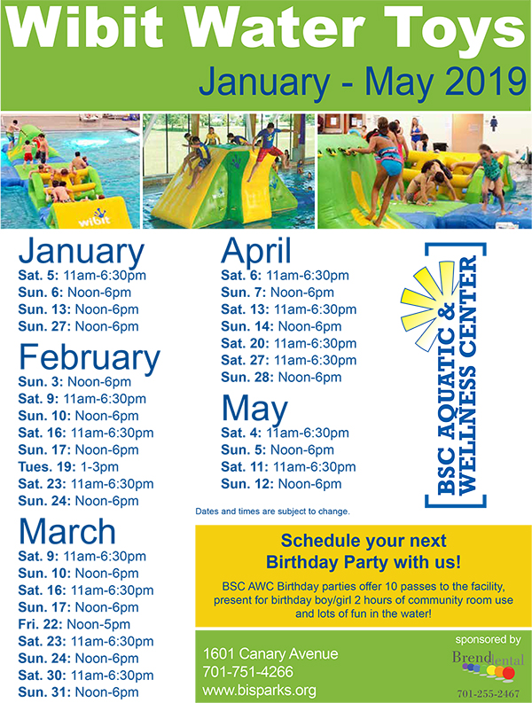 Pool Schedule Bismarck Parks & Recreation