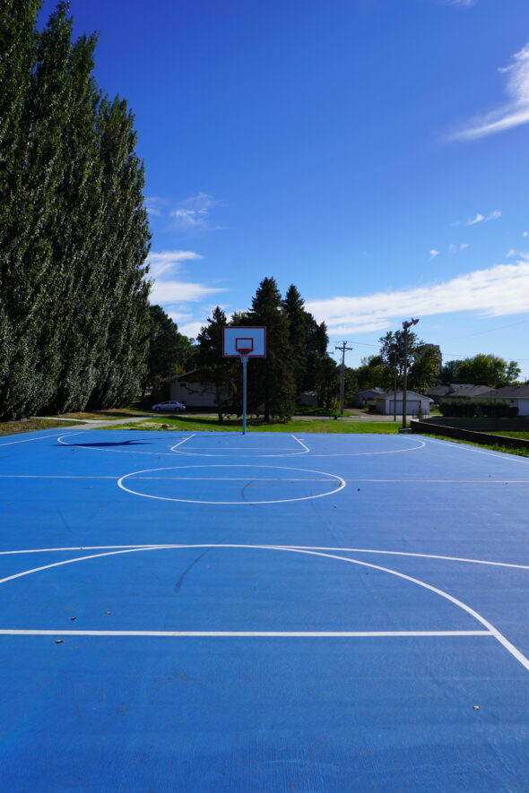 basketball court at North Central Park