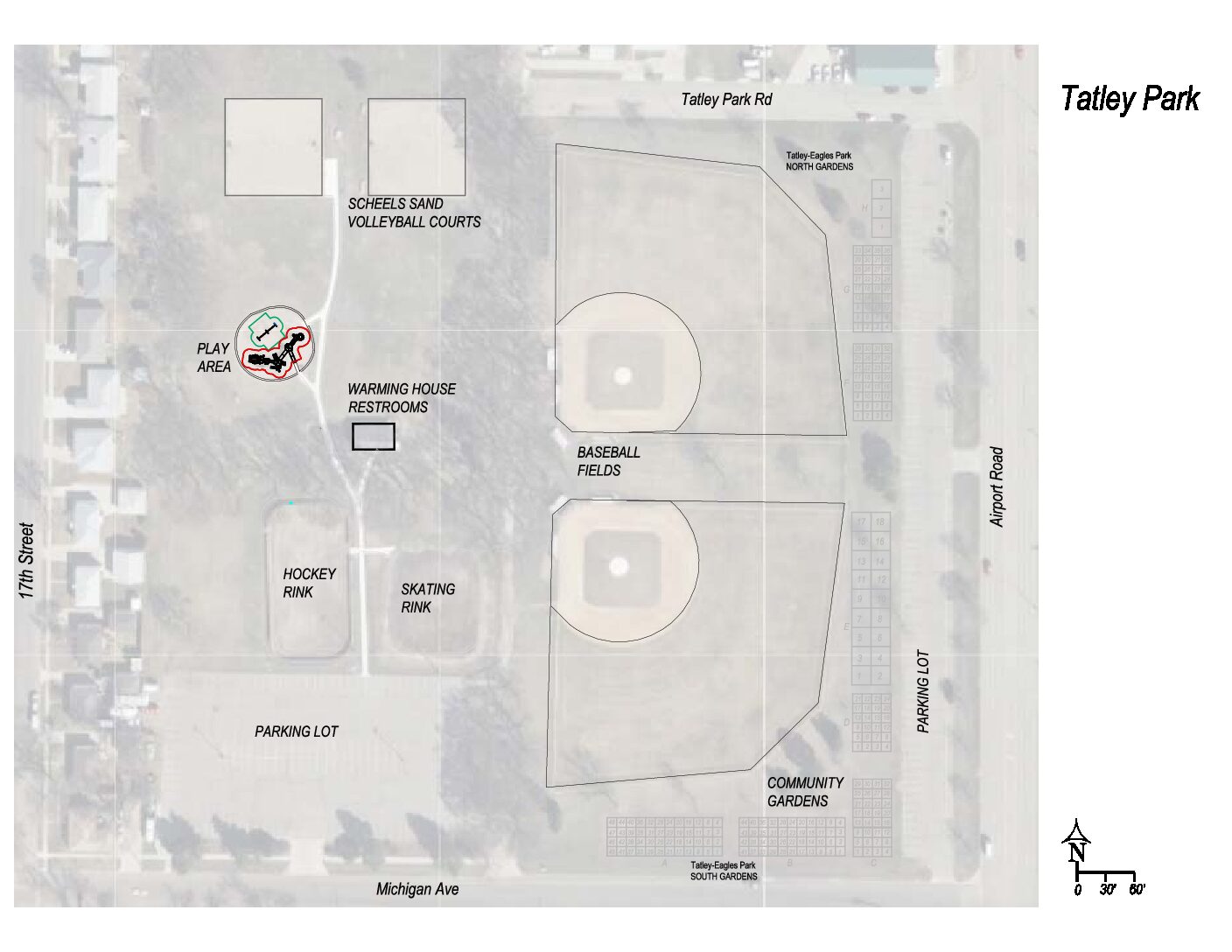 Tatley-Eagles Park map