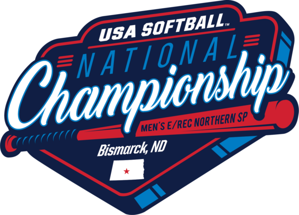 LOGO: USA Softball National Championship Men's E/Rec Northern SP - Bismarck, ND